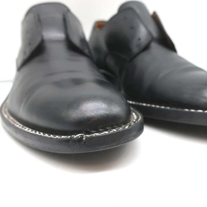 Derby Oxfords Givenchy en cuir noir avec chaîne taille 37 sans lacets