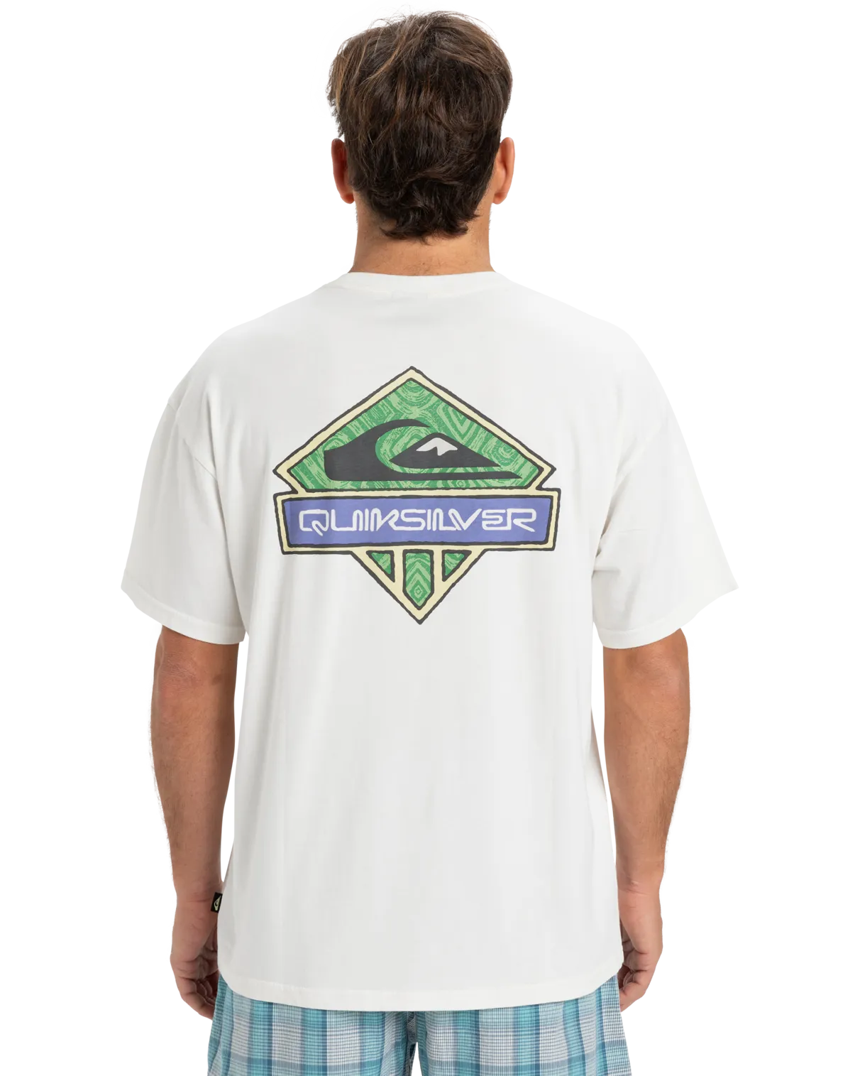 T-shirt Global Heat Crystal Jet en blanc neige
