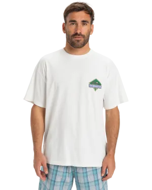 T-shirt Global Heat Crystal Jet en blanc neige