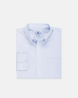 CHEMISE HAUT DE GAMME - RAYURE ÉTROITE BLEUE