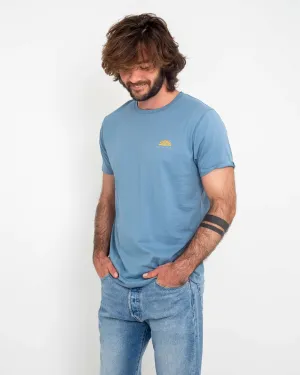 T-shirt Good Vibes en Bleu Crépuscule