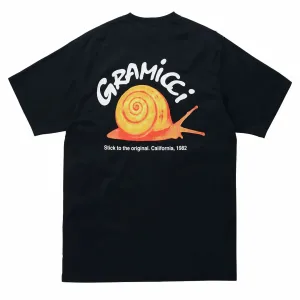 Gramicci T-shirt Escargot Vintage Noir