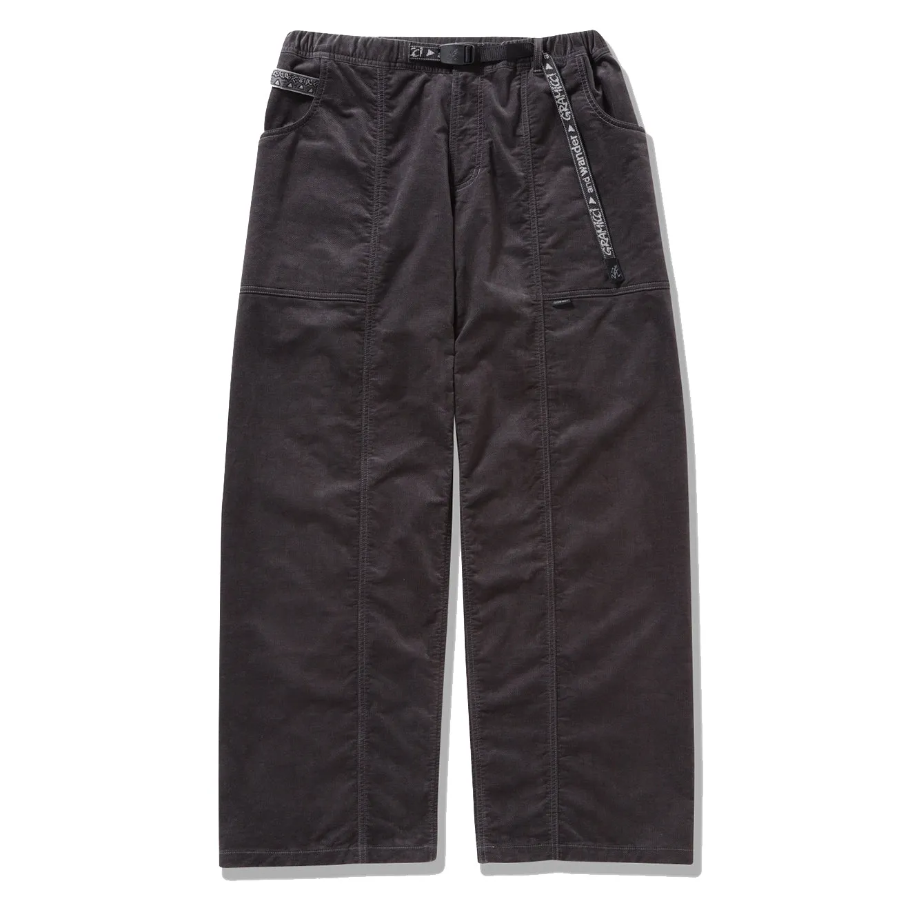 Gramicci x And Wander Pantalon Gadget en Corde JQ Couleur Charbon