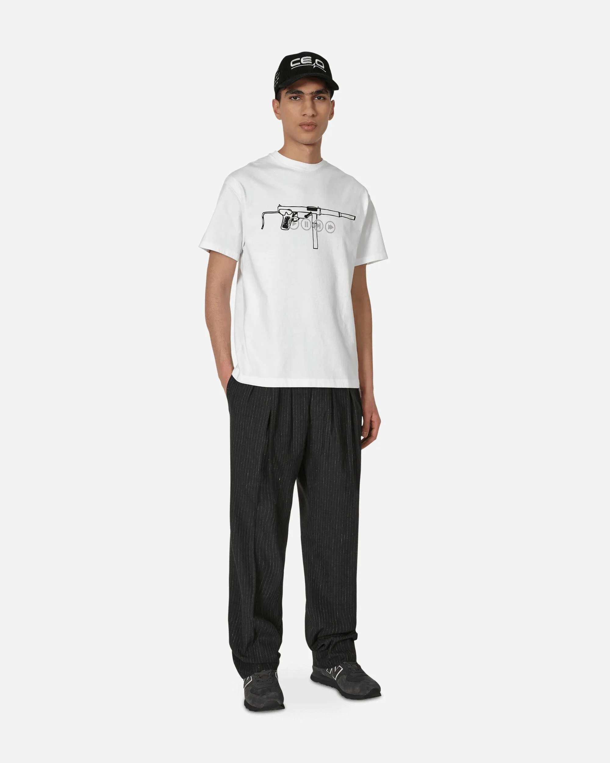T-Shirt Graphique Blanc