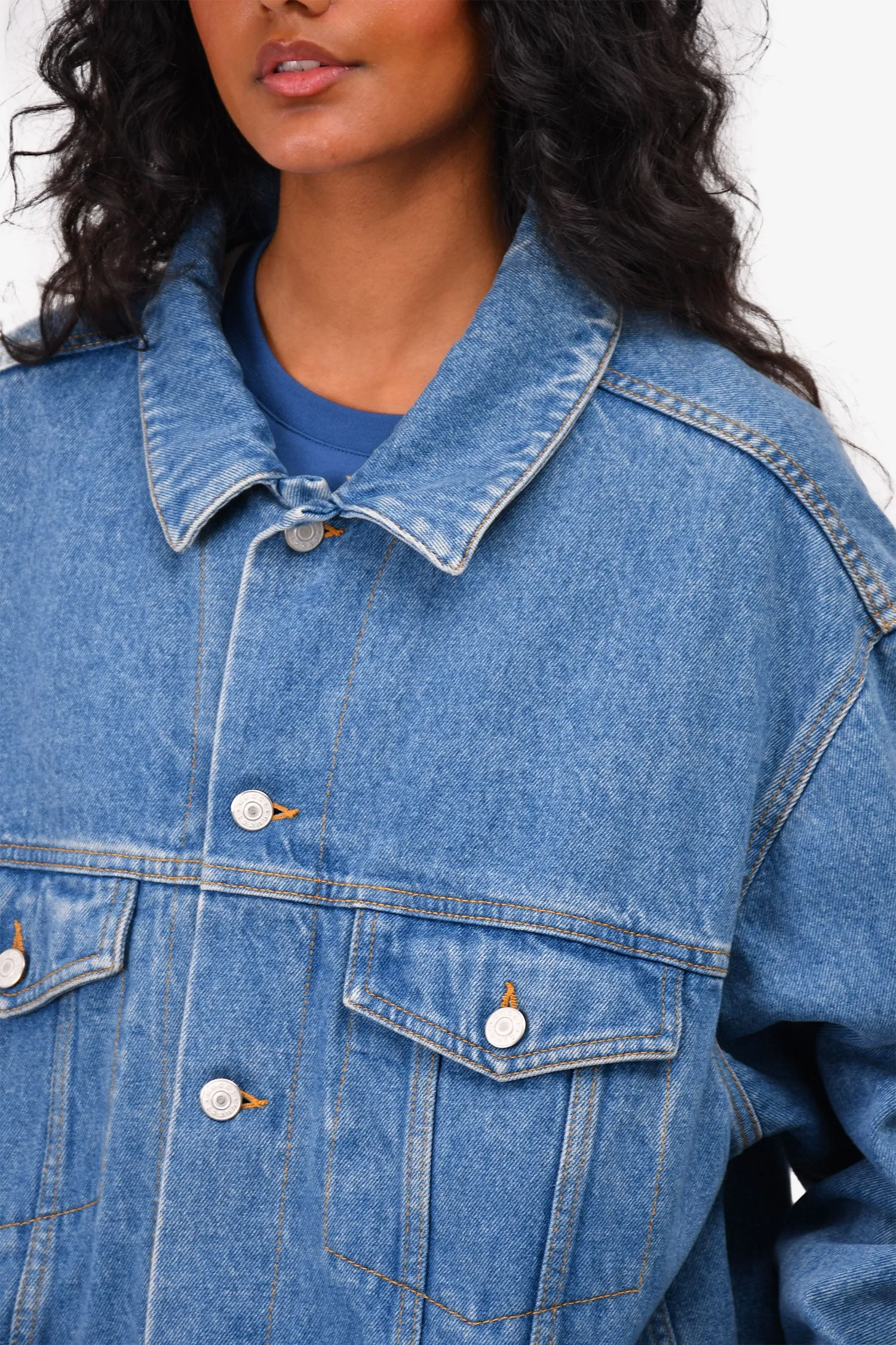 Veste en denim bleu Gucci 'Gucci Band' Taille 48 Homme