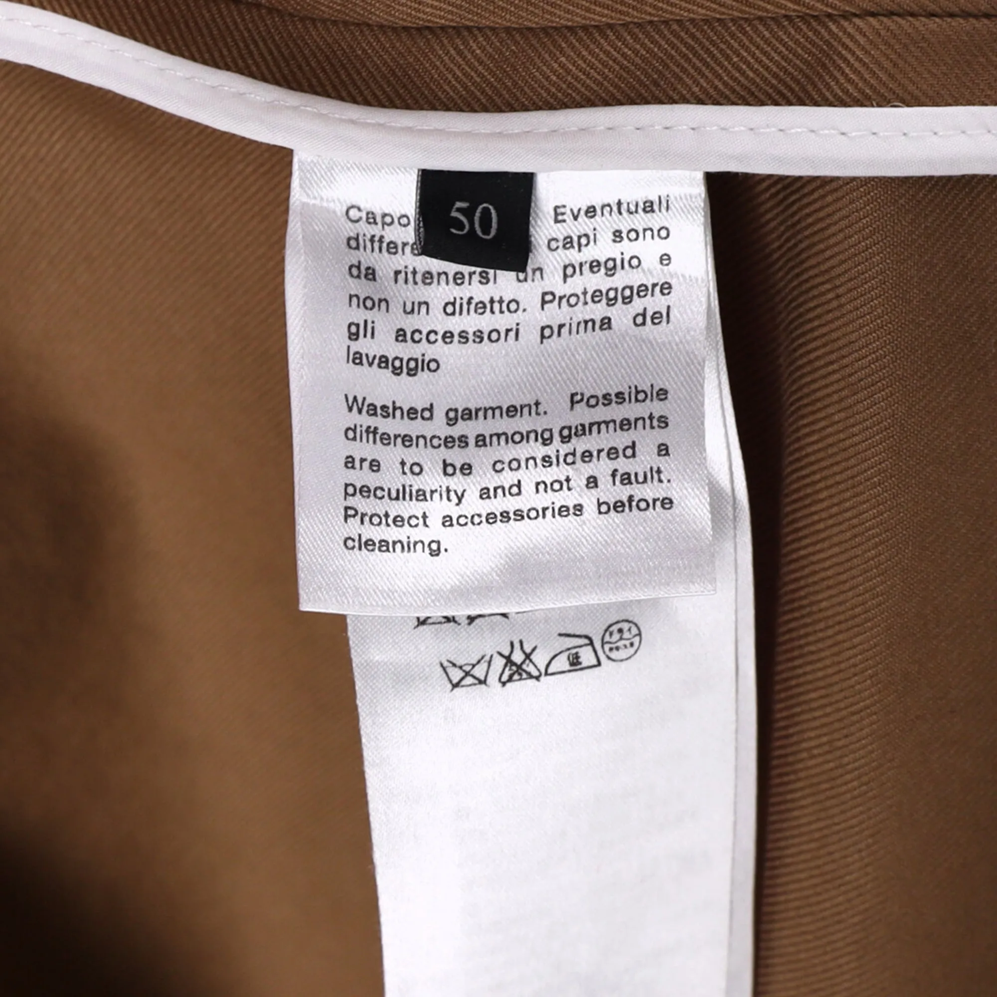 Blazer militaire Gucci à un bouton avec poches en coton marron