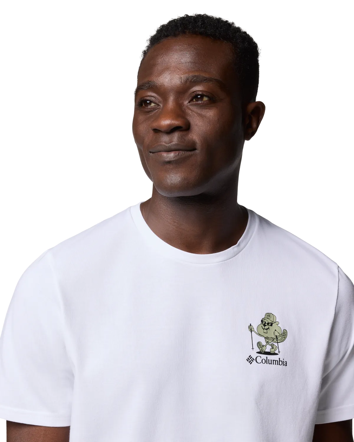 T-shirt graphique Hageman en blanc