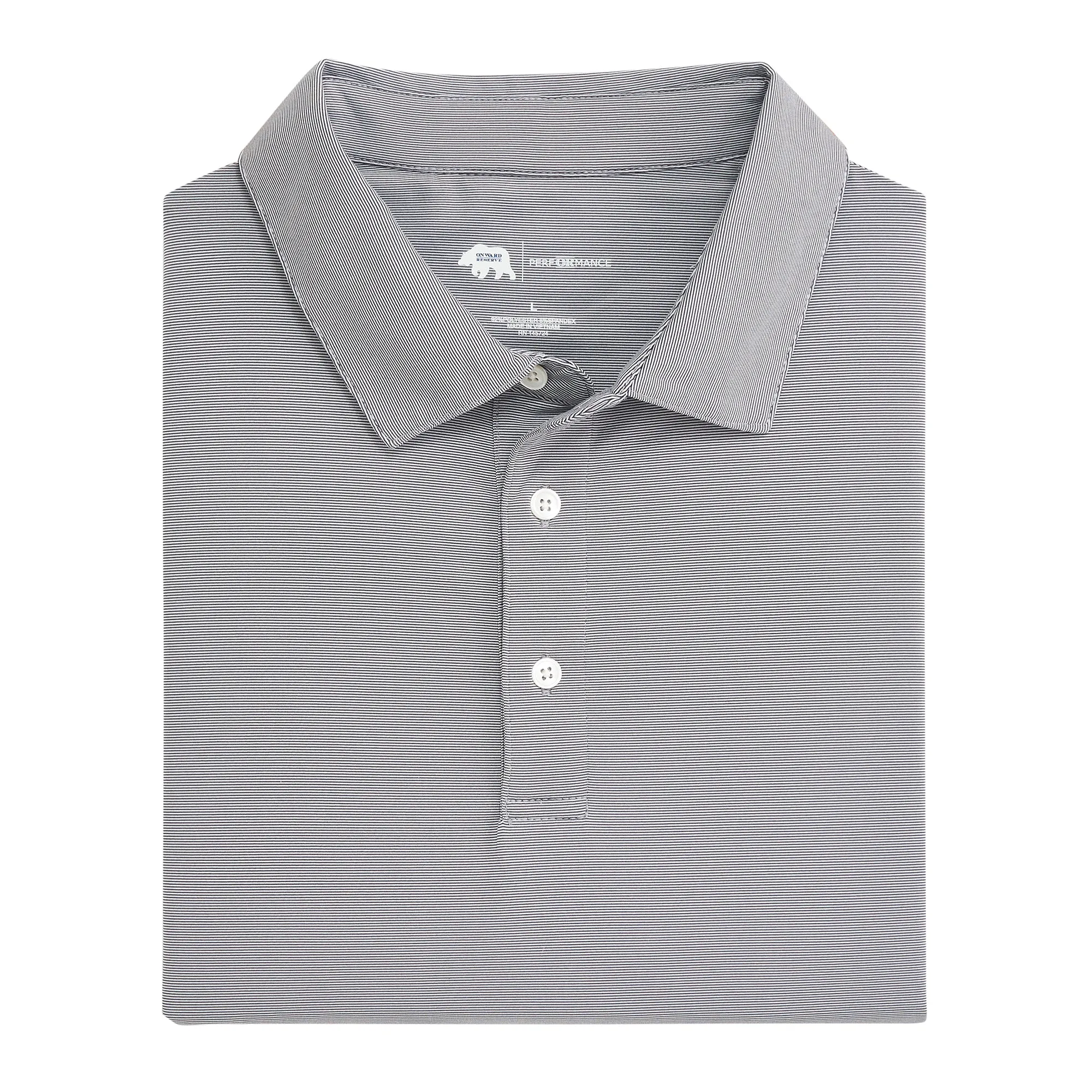 Polo Performance à Rayure Fine - Nine Iron