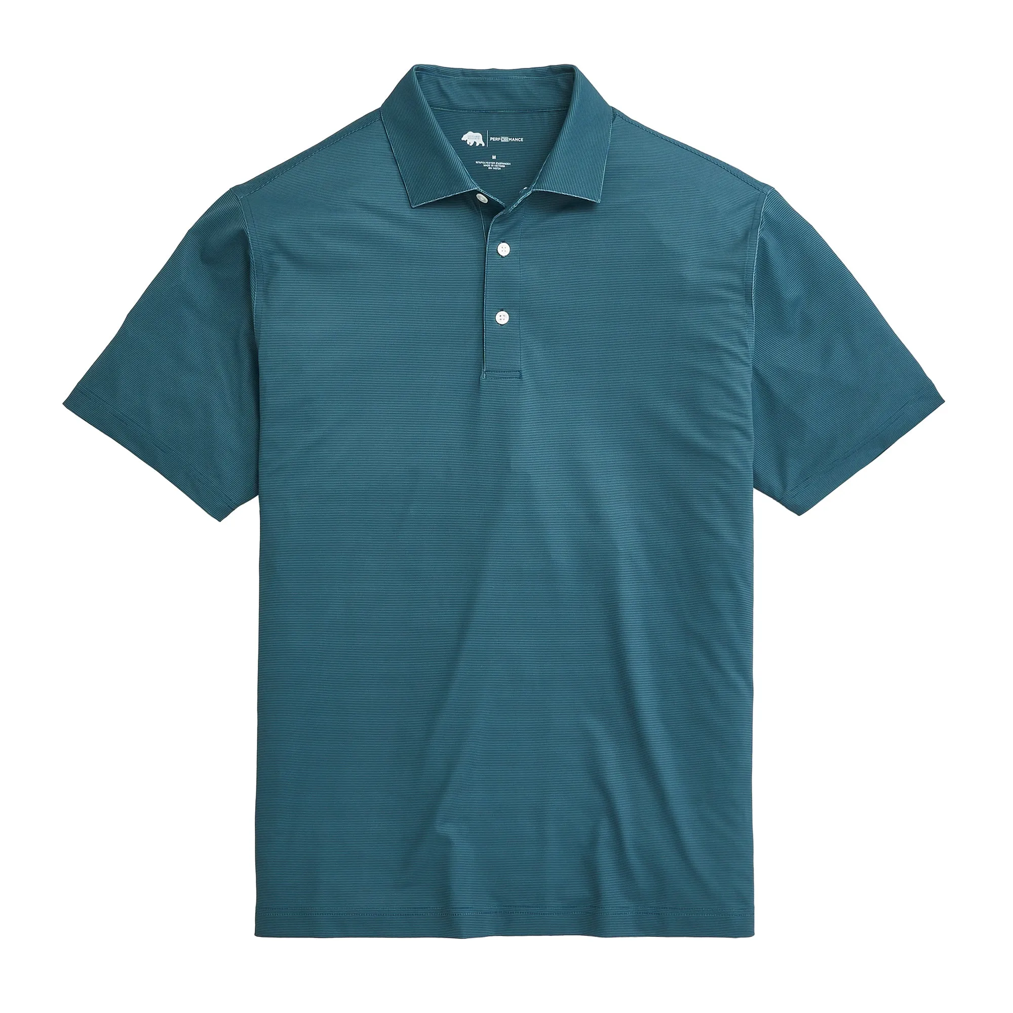 Polo Performance à Rayure Fine - Titan
