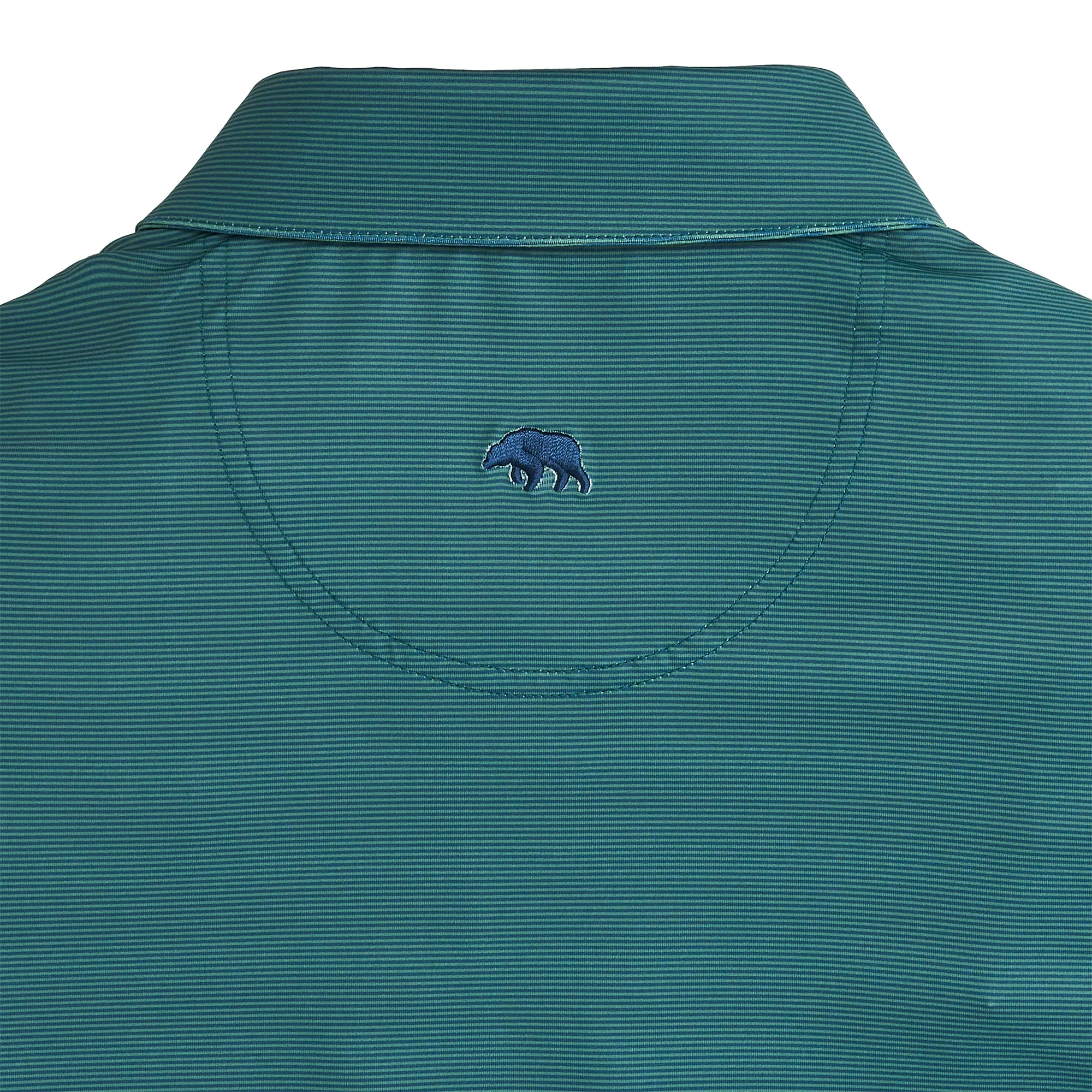 Polo Performance à Rayure Fine - Titan
