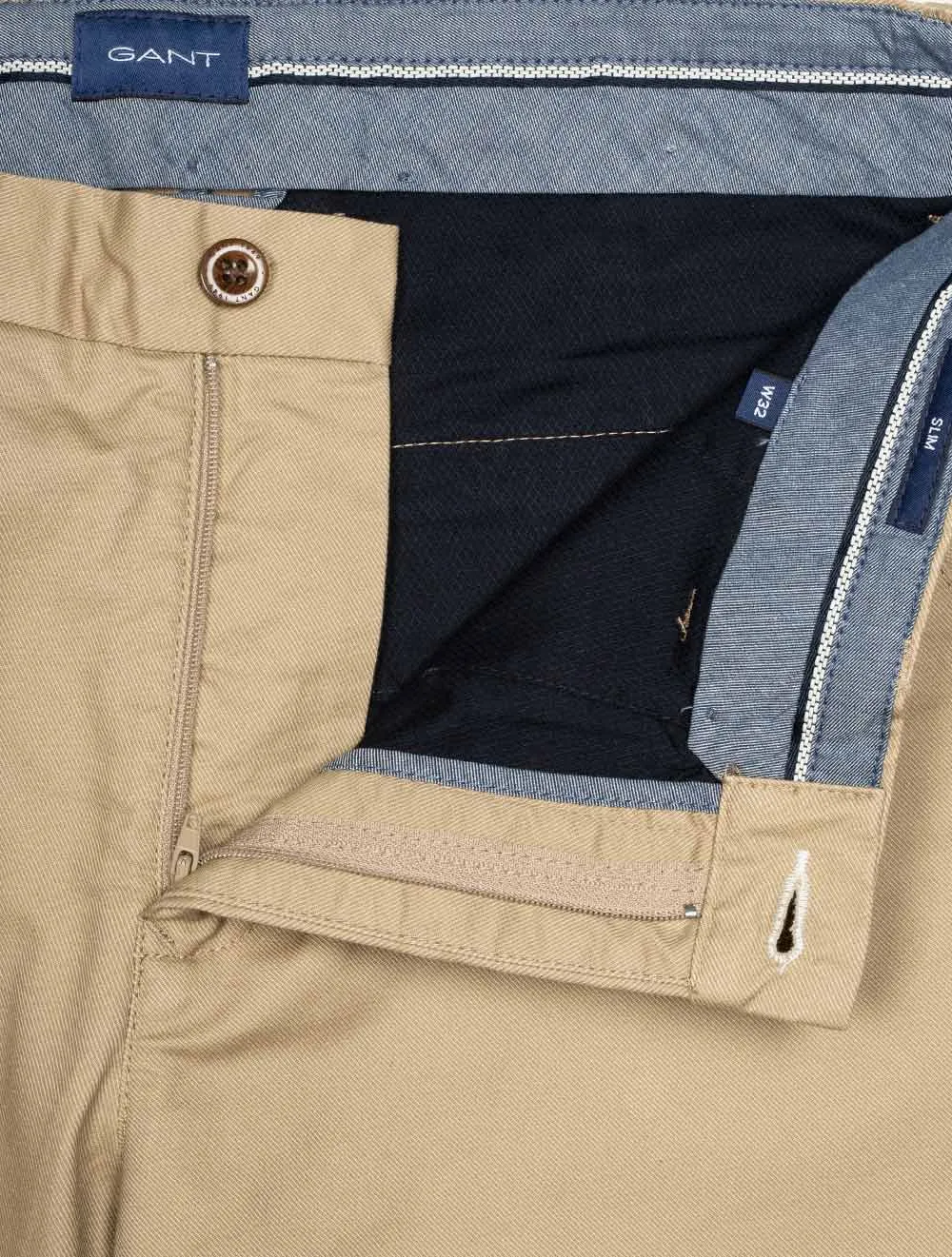 Hallden Shorts Tech Prep Slim Fit Kaki Foncé