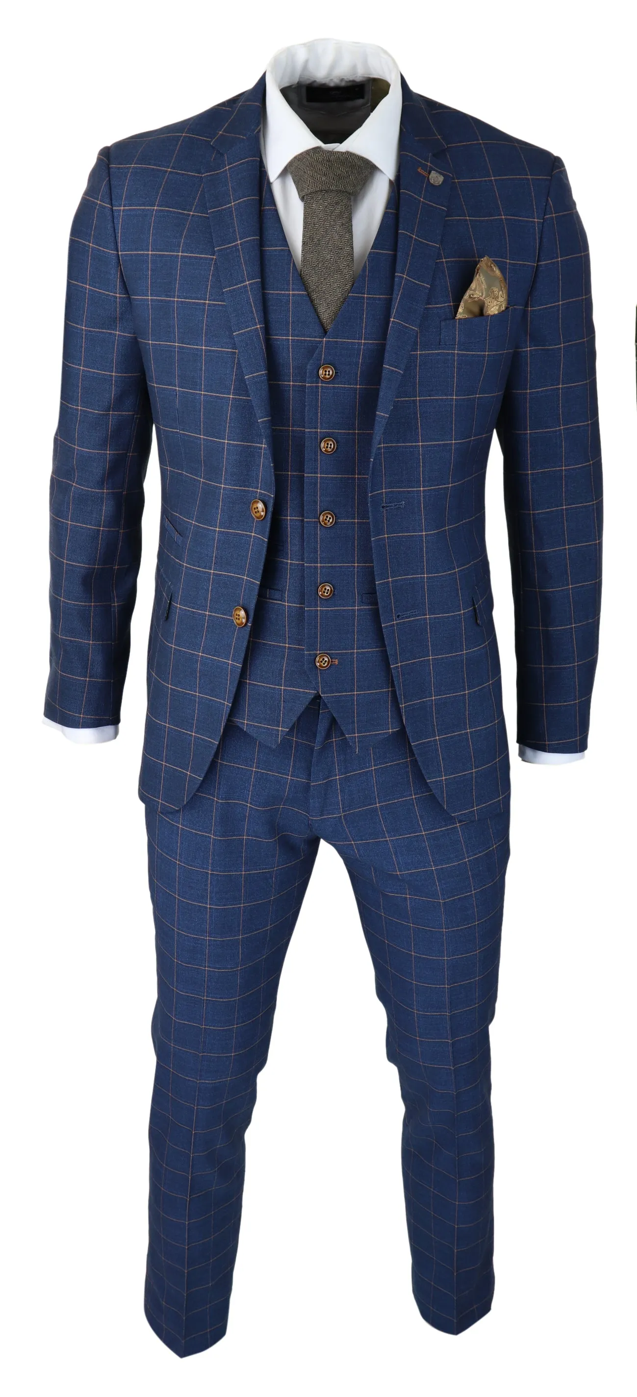 Costume à carreaux bleu Hamleys 3 pièces