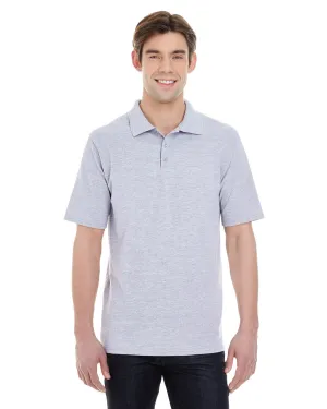 Hanes 055P Polo Homme à manches courtes en piqué X-Temp 6.5 oz avec Fresh IQ