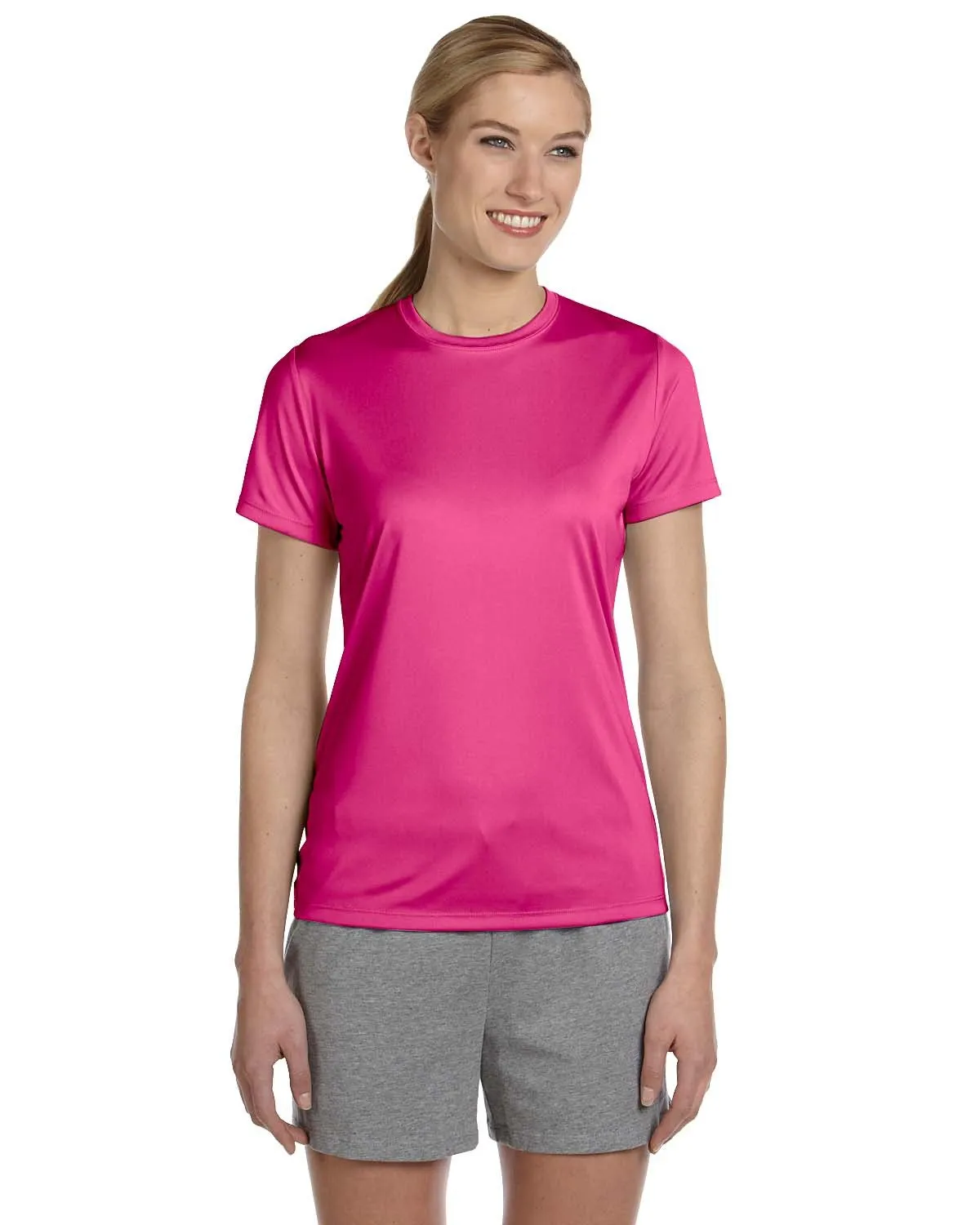 Hanes 4830 T-shirt pour Femmes Cool DRI avec Technologie FreshIQ