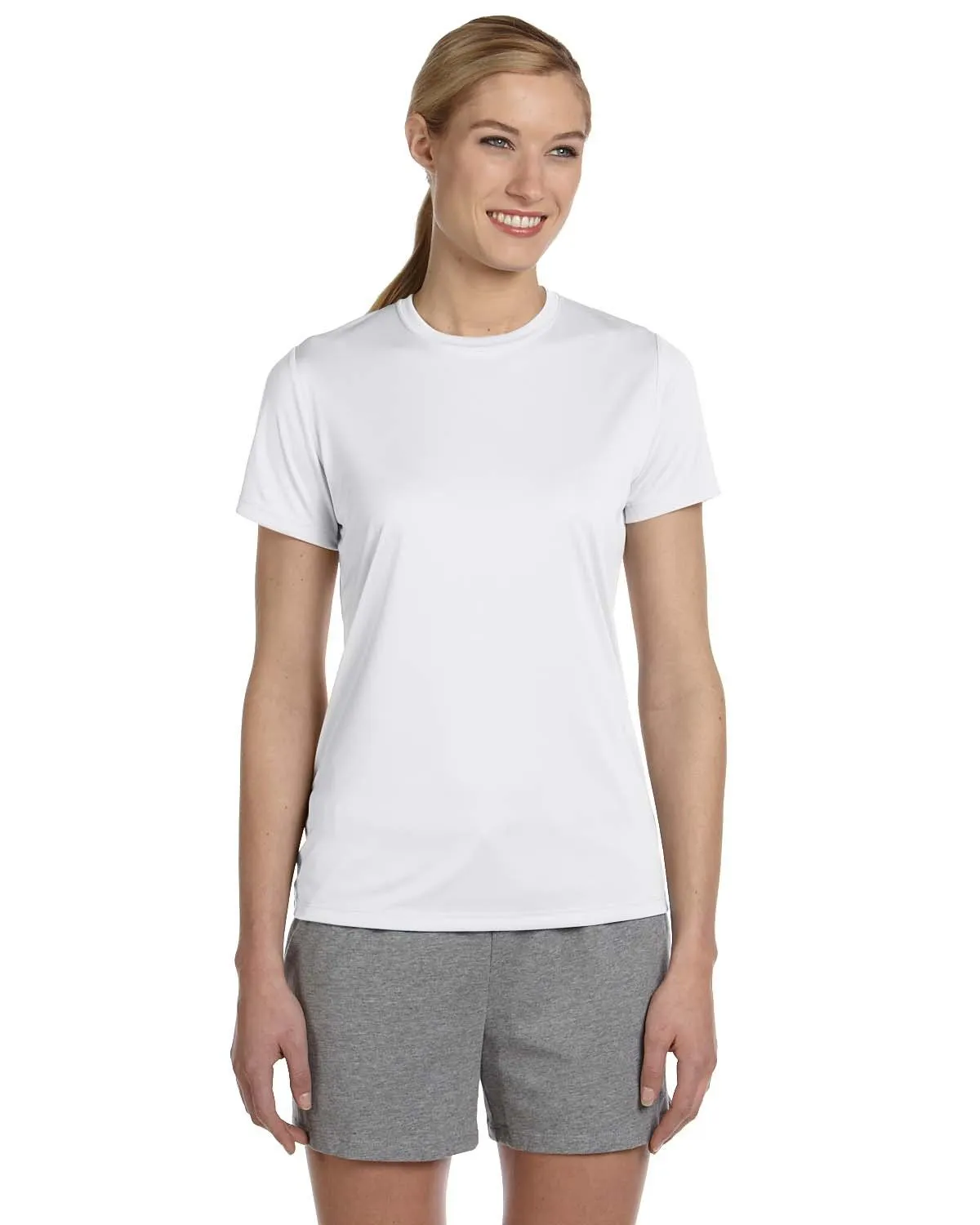 Hanes 4830 T-shirt pour Femmes Cool DRI avec Technologie FreshIQ