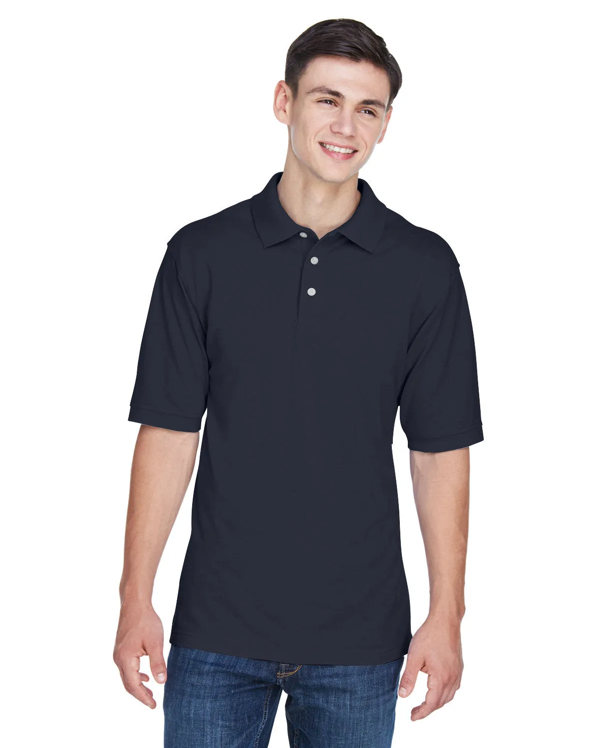 Polo Harriton M265 pour Homme 5.6 oz. Facile à Porter