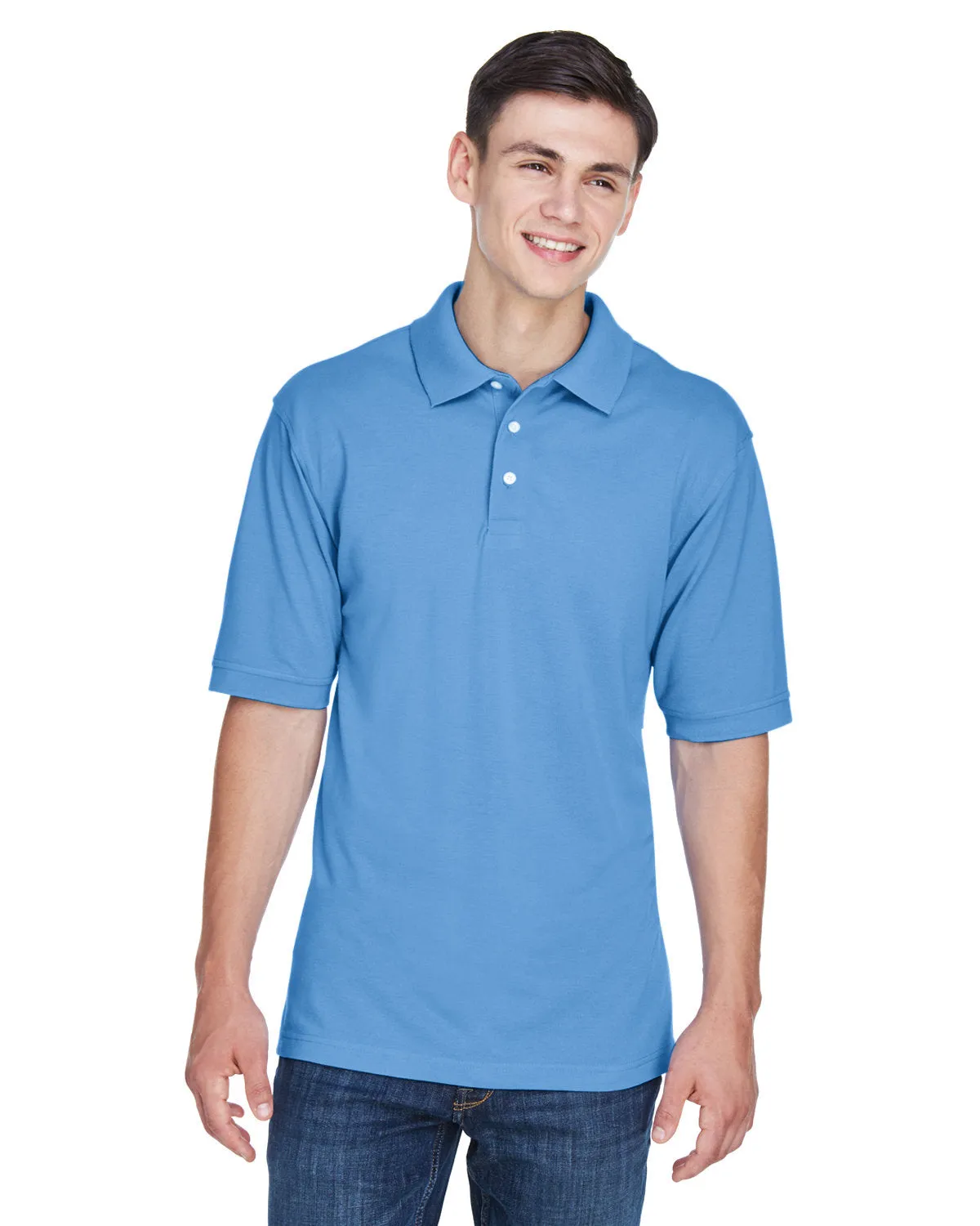 Polo Harriton M265 pour Homme 5.6 oz. Facile à Porter