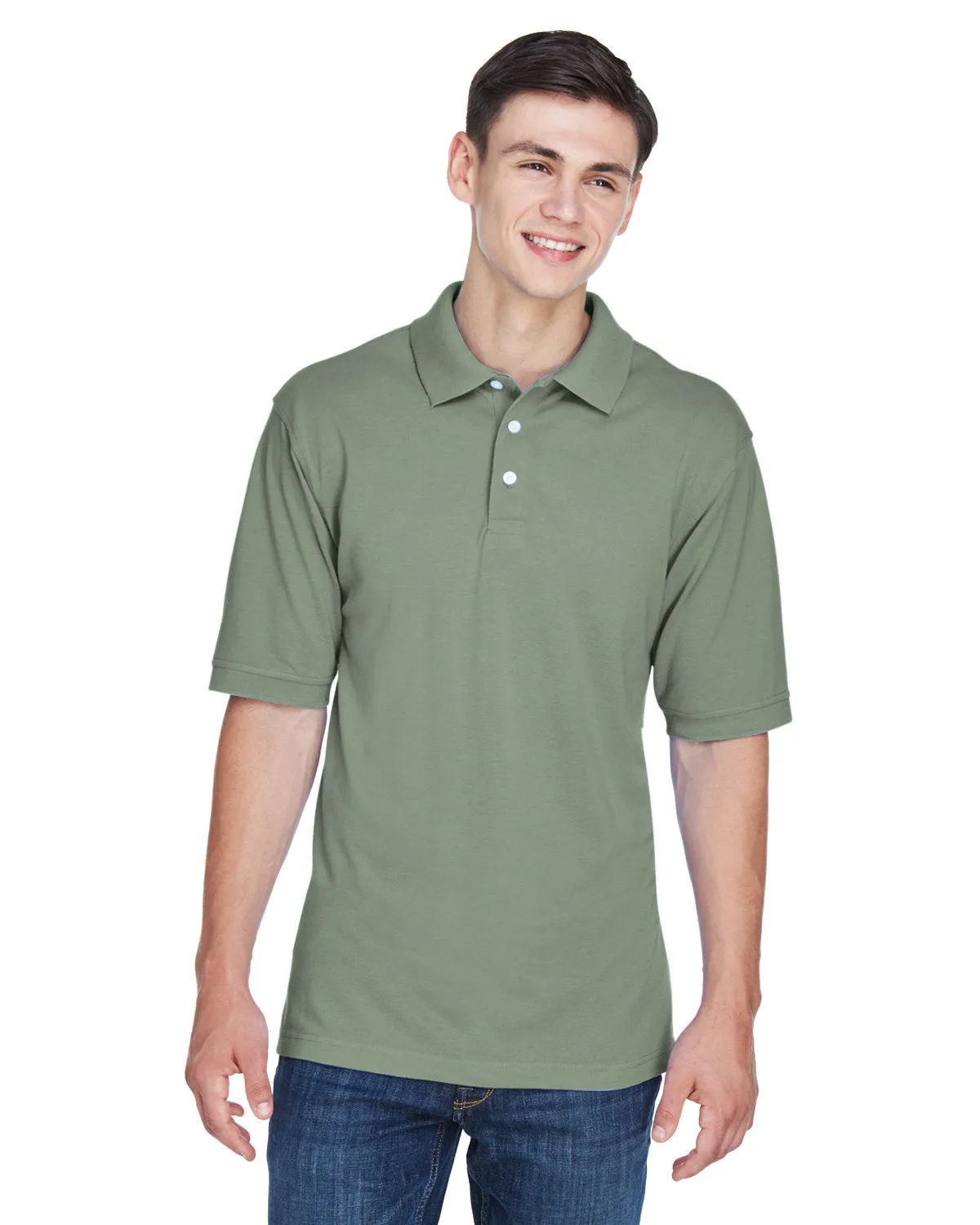 Polo Harriton M265 pour Homme 5.6 oz. Facile à Porter