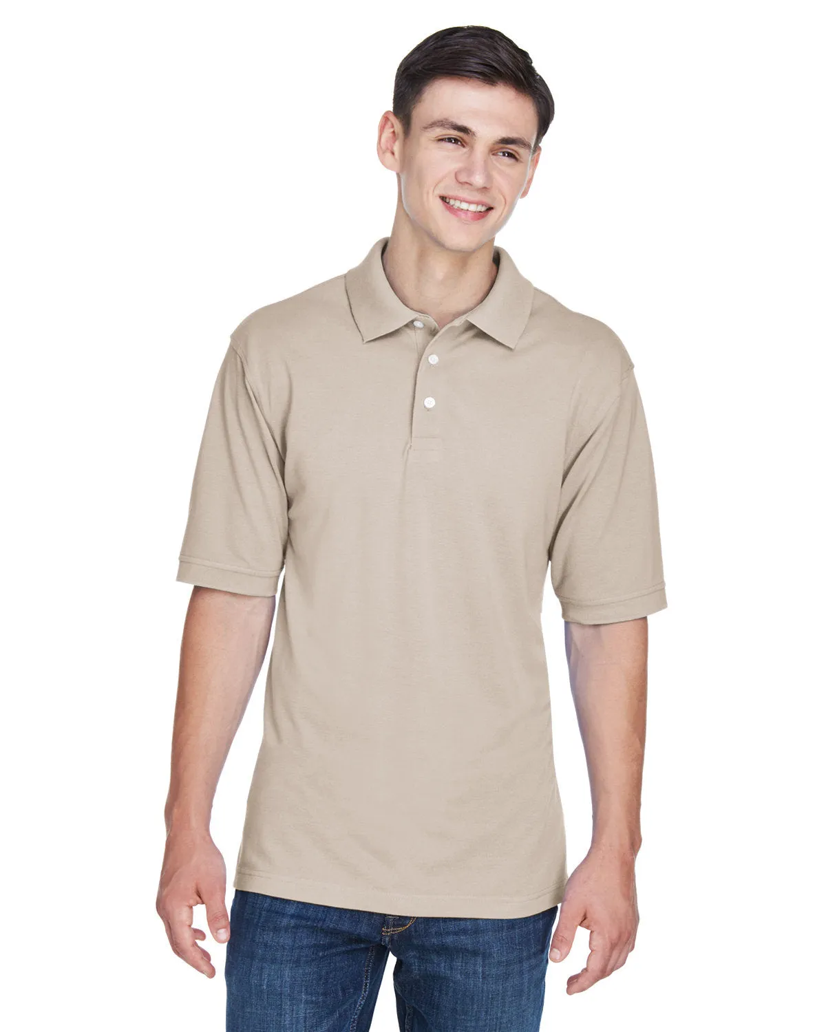 Polo Harriton M265 pour Homme 5.6 oz. Facile à Porter