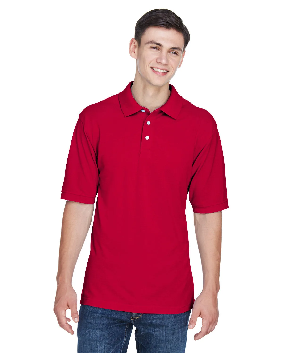 Polo Harriton M265 pour Homme 5.6 oz. Facile à Porter