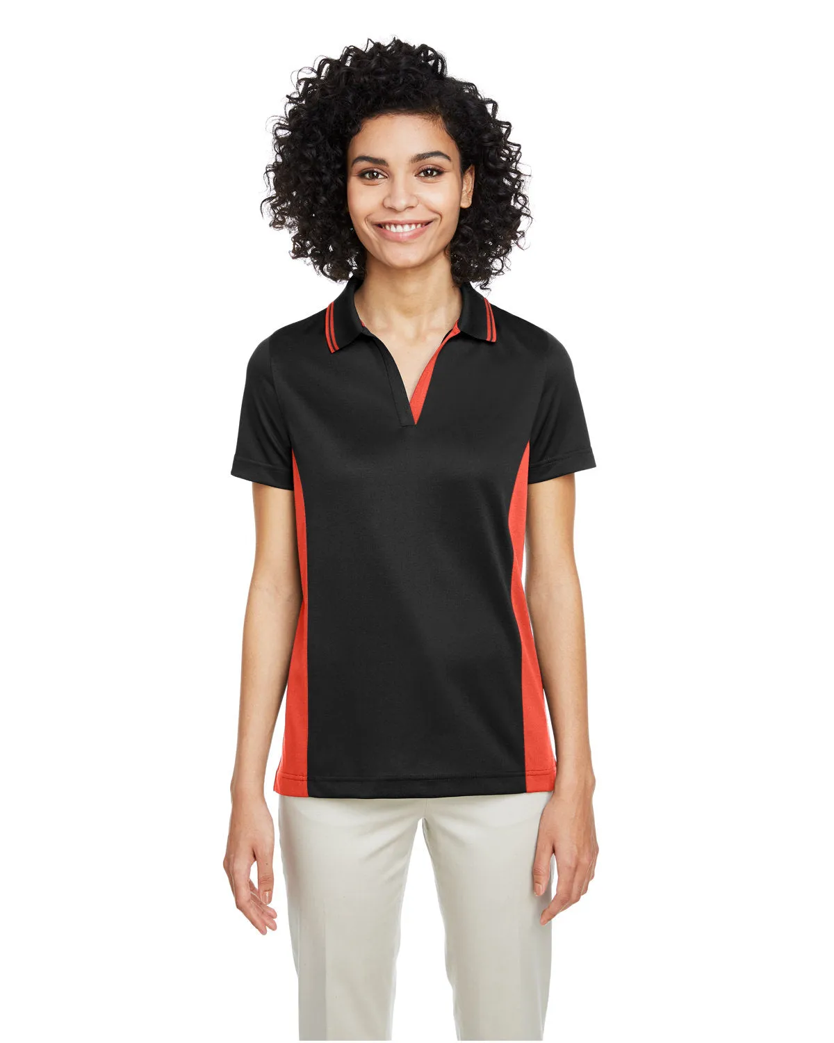 Polo Femme Harriton M386W Flash Snag Protection Plus IL à Motifs de Couleurs