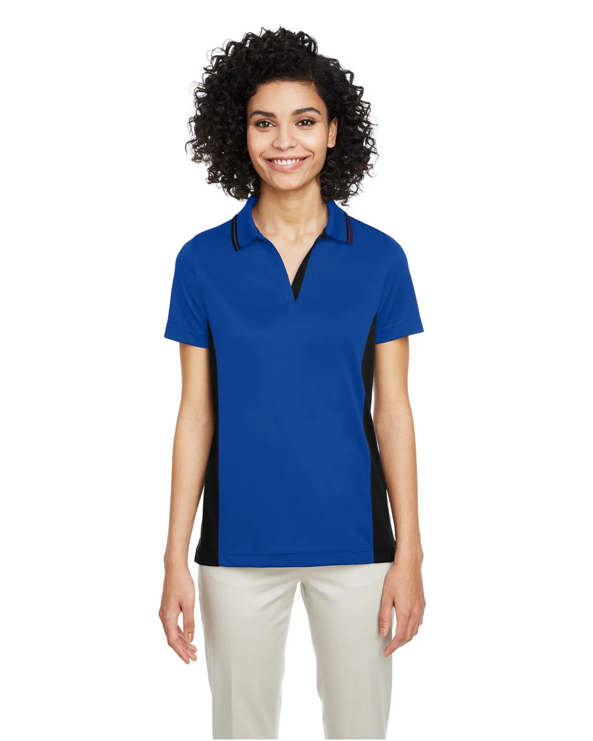 Polo Femme Harriton M386W Flash Snag Protection Plus IL à Motifs de Couleurs