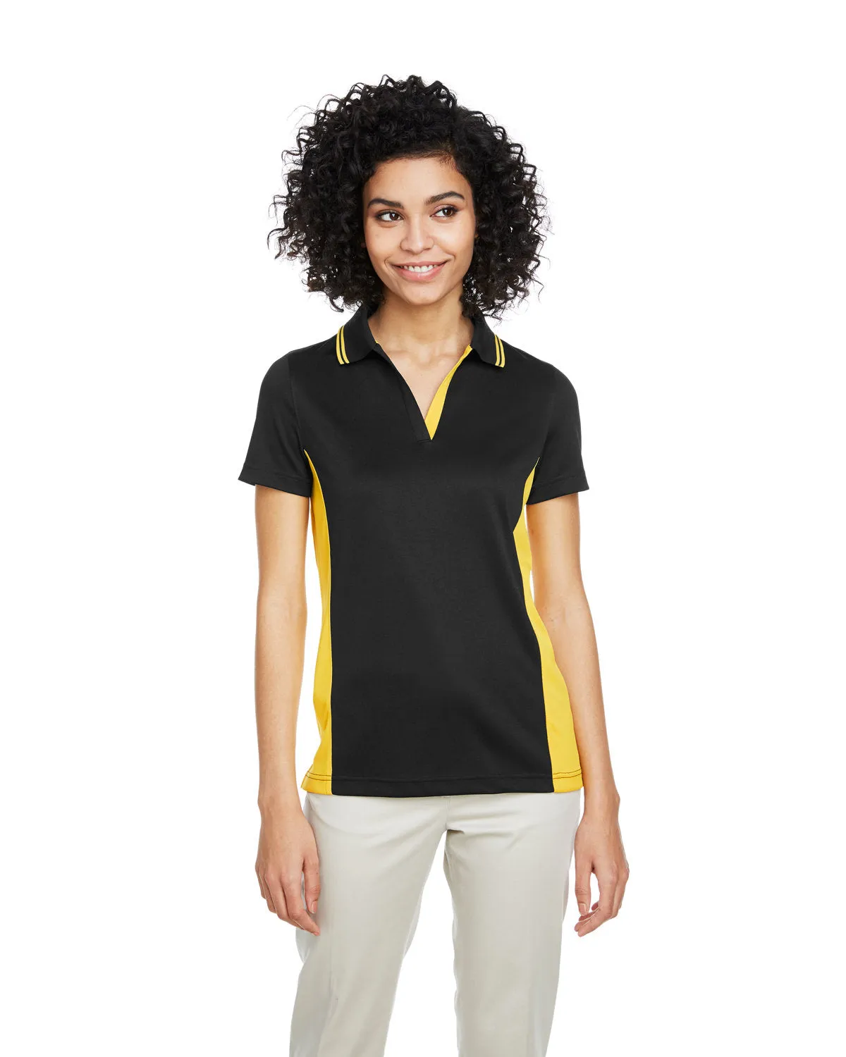 Polo Femme Harriton M386W Flash Snag Protection Plus IL à Motifs de Couleurs