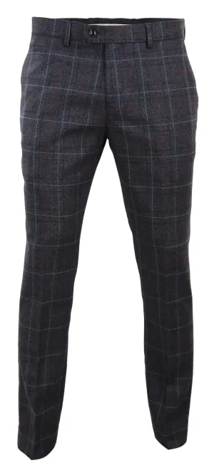 Pantalon à carreaux Harvey Tweed