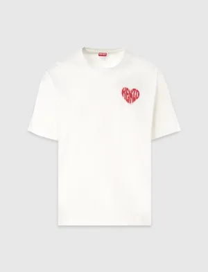 T-SHIRT OVERSIZE À CŒURS