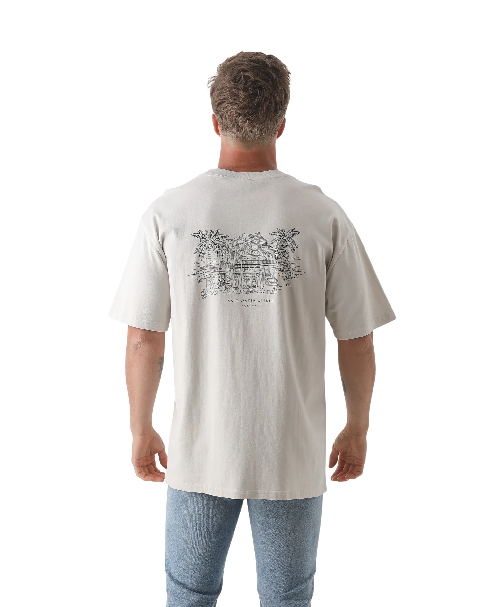 T-shirt Hideout en couleur os