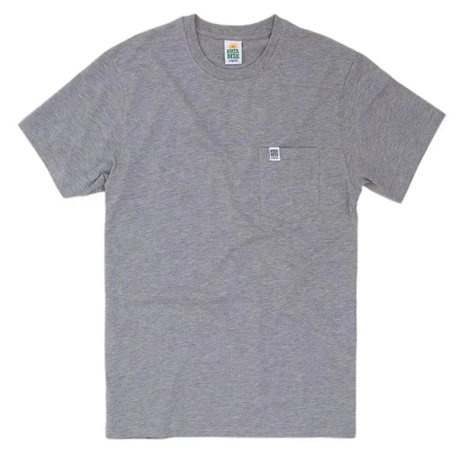 T-shirt de poche Hikerdelic Gris Chiné