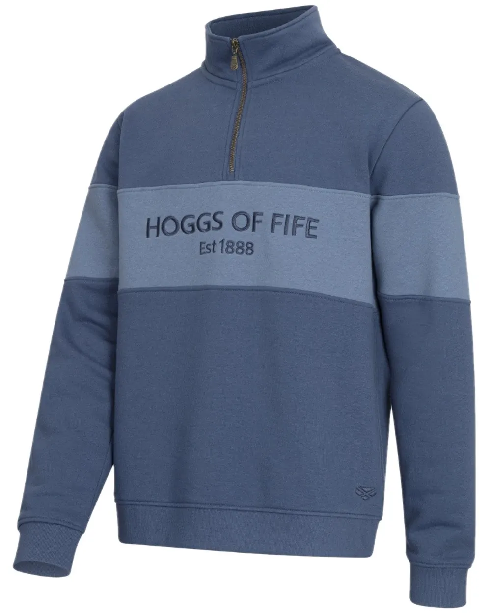 Hoggs of Fife Dumfries 1888 Pull à mi-zippe pour hommes Hoggs of Fife