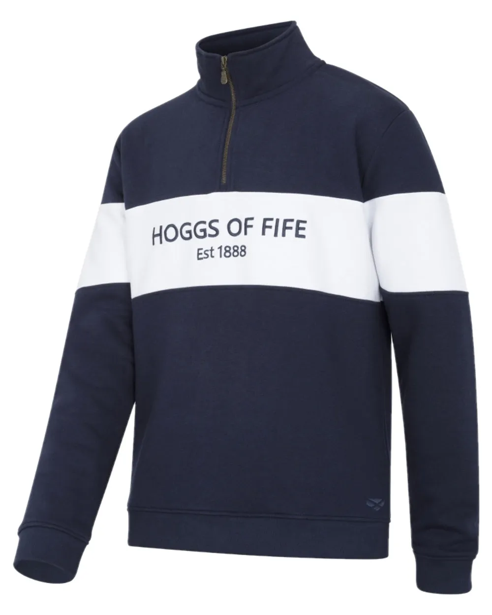 Hoggs of Fife Dumfries 1888 Pull à mi-zippe pour hommes Hoggs of Fife