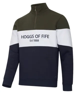 Hoggs of Fife Dumfries 1888 Pull à mi-zippe pour hommes Hoggs of Fife