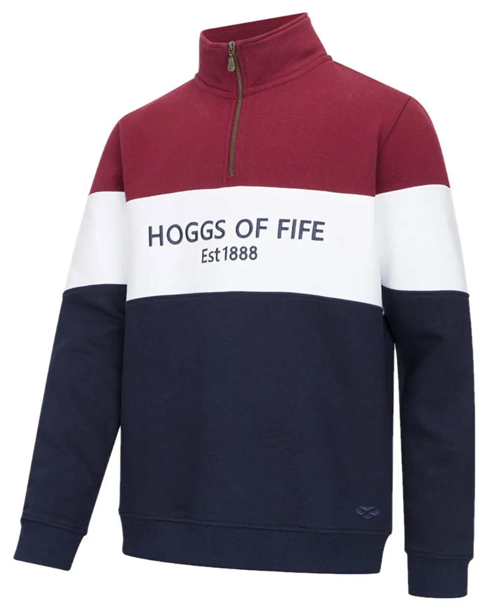Hoggs of Fife Dumfries 1888 Pull à mi-zippe pour hommes Hoggs of Fife