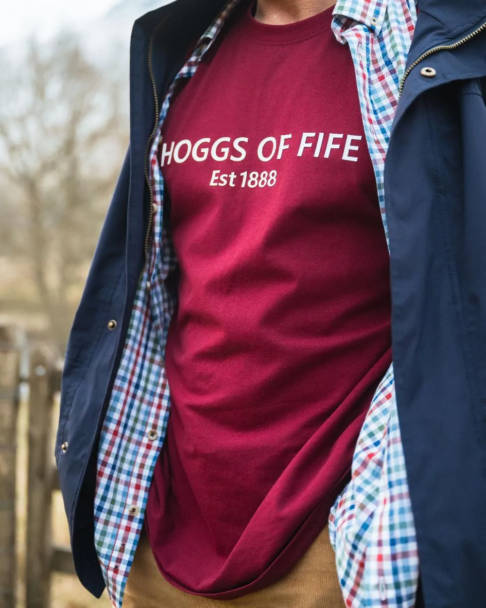 T-shirt imprimé Canonbie pour hommes Hoggs of Fife Hoggs of Fife