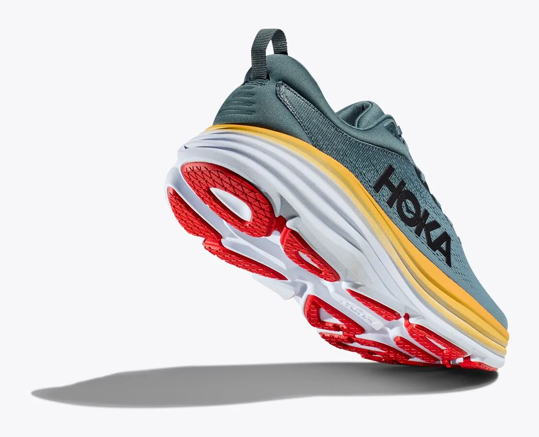 Hoka Chaussures Homme Bondi 8 - Gobelin Bleu/Printemps Montagne (1123202-GBMS) Hoka