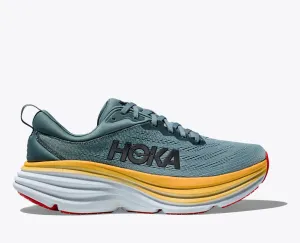 Hoka Chaussures Homme Bondi 8 - Gobelin Bleu/Printemps Montagne (1123202-GBMS) Hoka