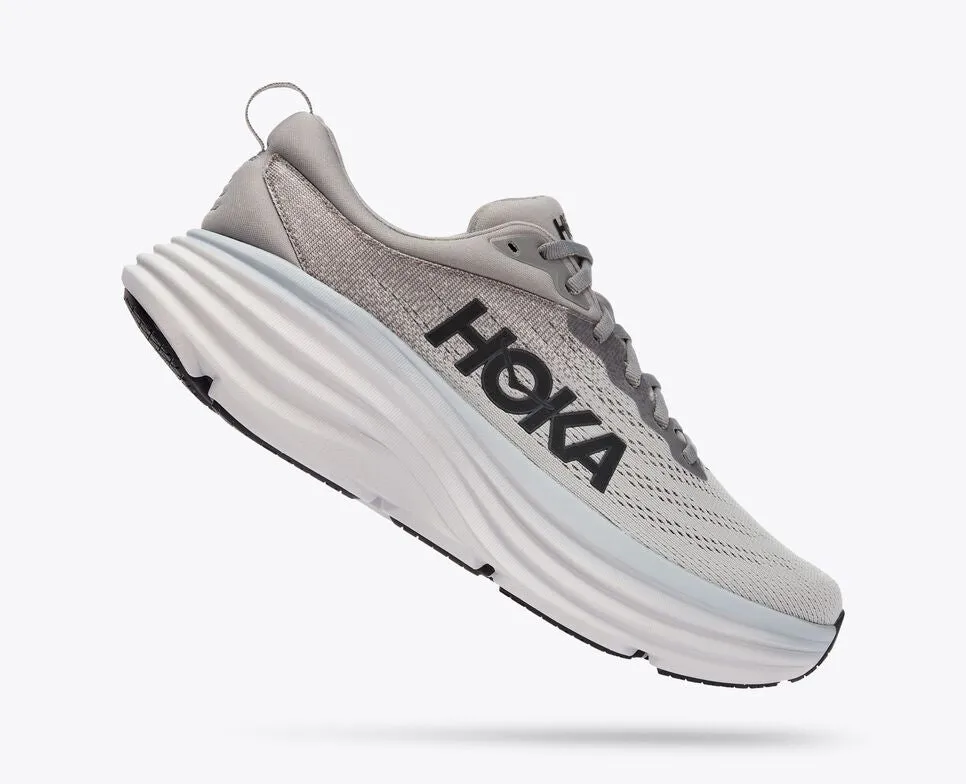 Hoka Chaussures Homme Bondi 8 Large - Peau de Requin/Brume Portuaire (1127953-SHMS) Hoka Footwear