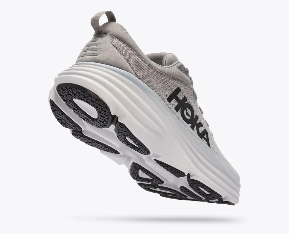 Hoka Chaussures Homme Bondi 8 Large - Peau de Requin/Brume Portuaire (1127953-SHMS) Hoka Footwear
