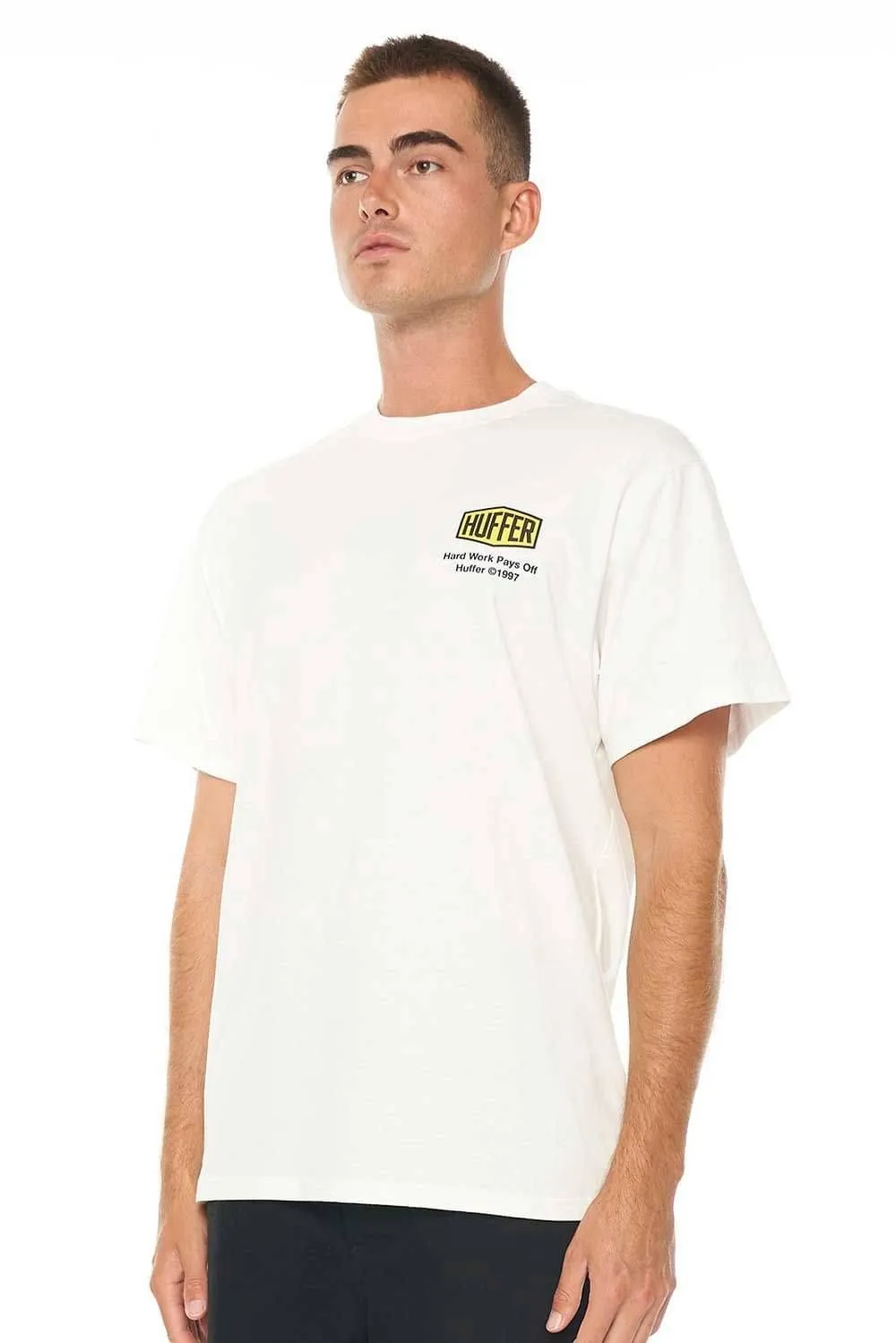 T-shirt Sup pour Hommes Huffer / Construct Chalk