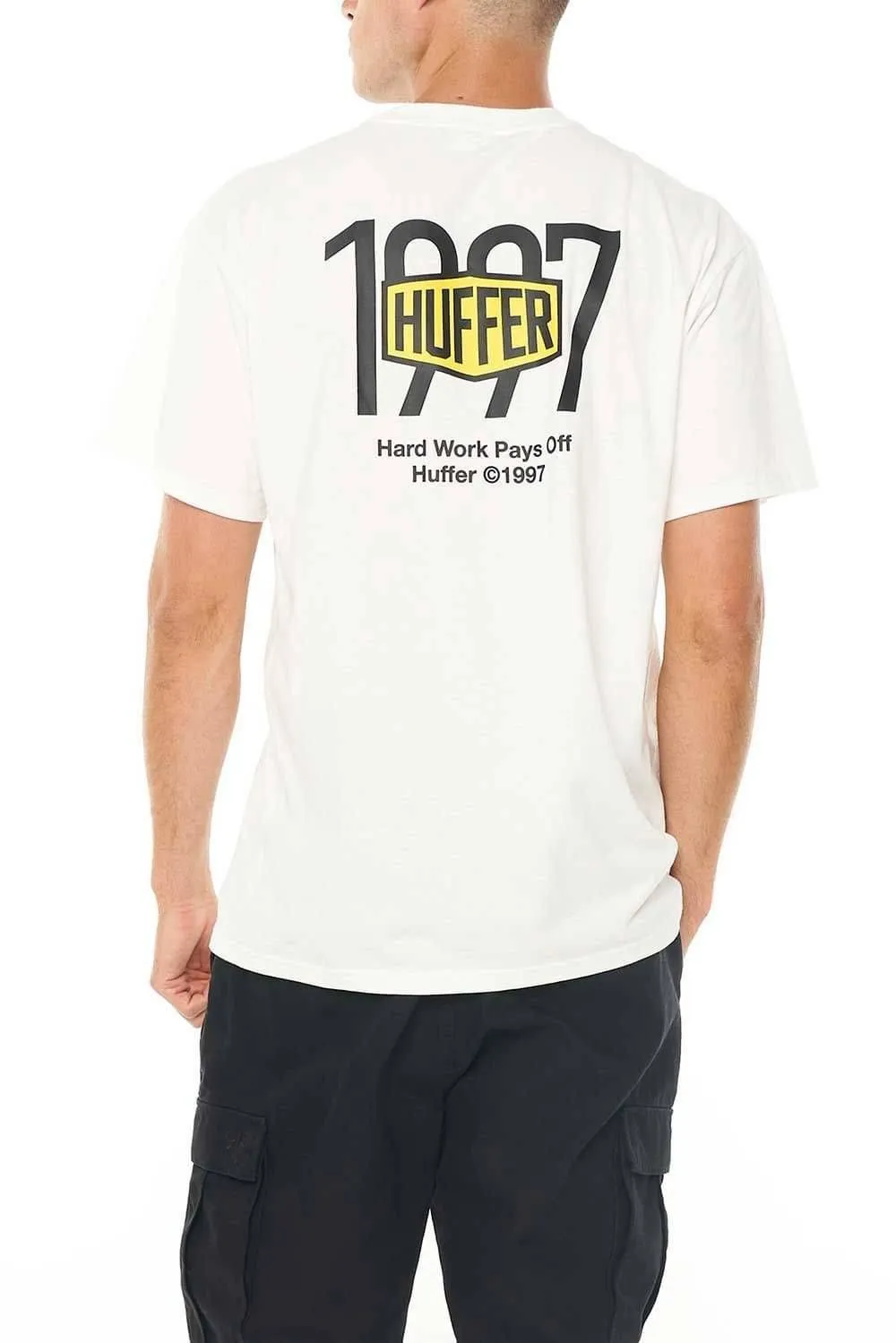 T-shirt Sup pour Hommes Huffer / Construct Chalk