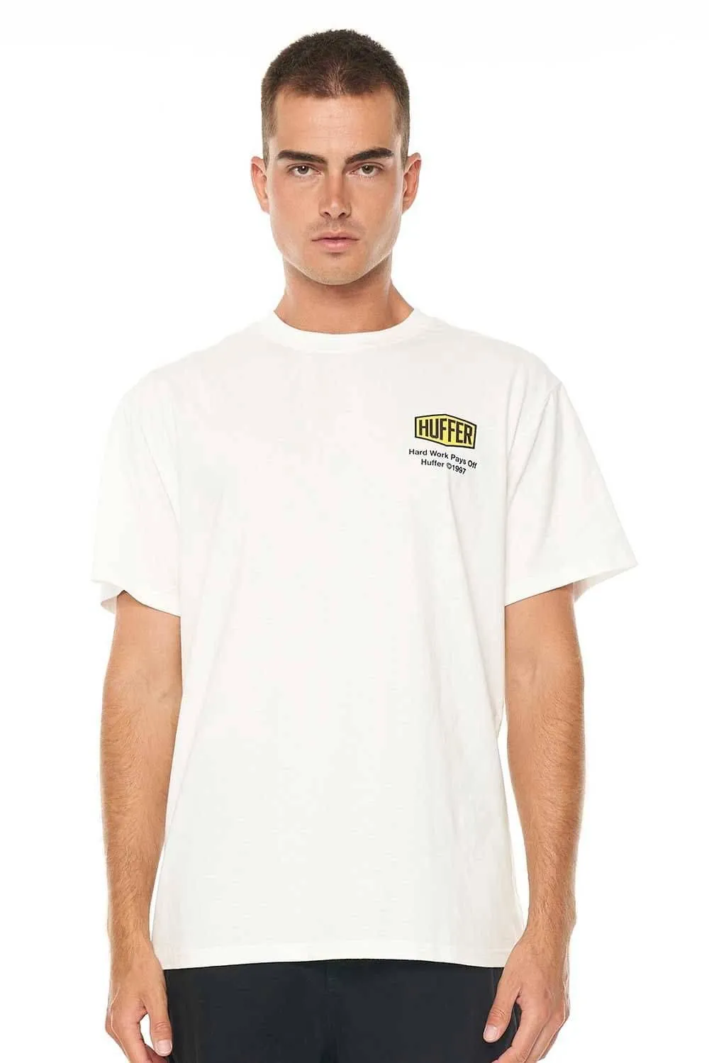 T-shirt Sup pour Hommes Huffer / Construct Chalk