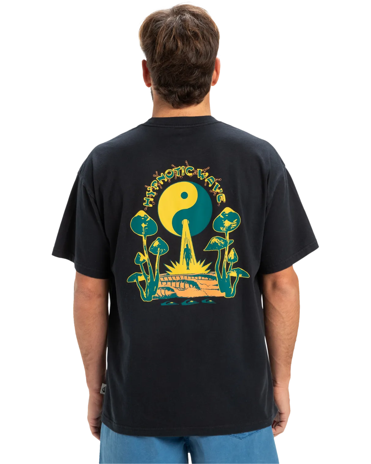 T-shirt Hypnotic Wave en Noir