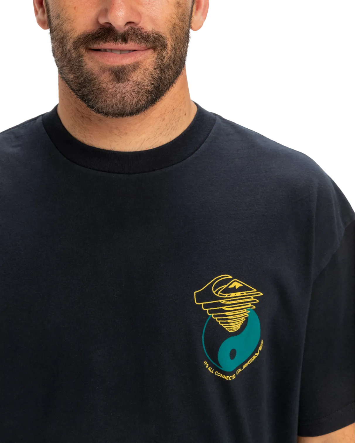 T-shirt Hypnotic Wave en Noir