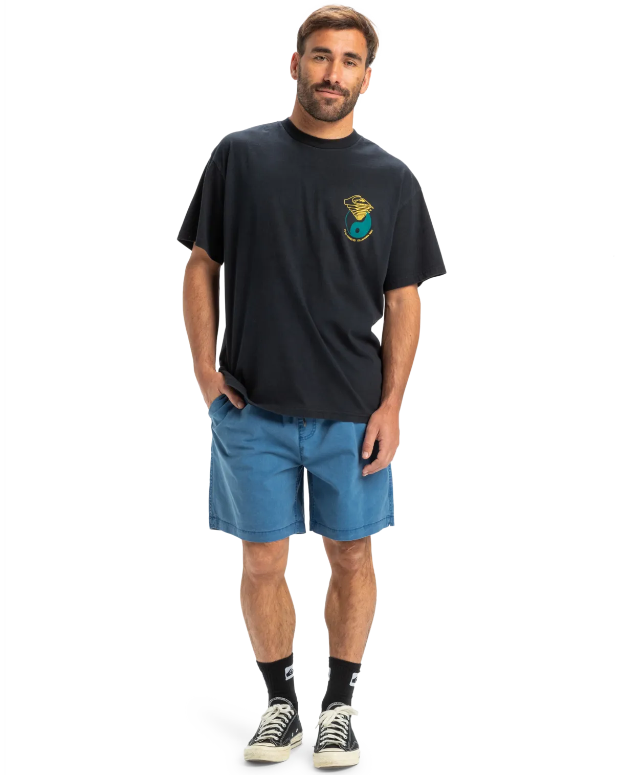 T-shirt Hypnotic Wave en Noir