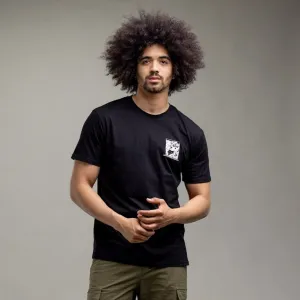 T-shirt classique Ilabb pour hommes - Noir