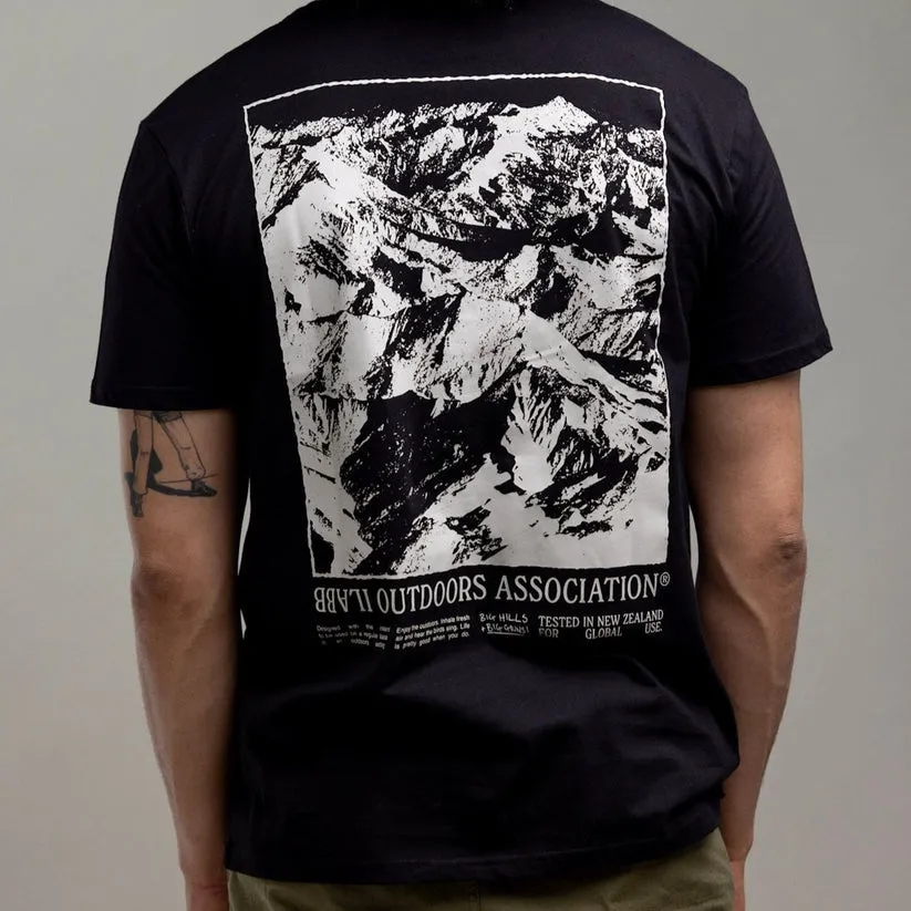 T-shirt classique Ilabb pour hommes - Noir