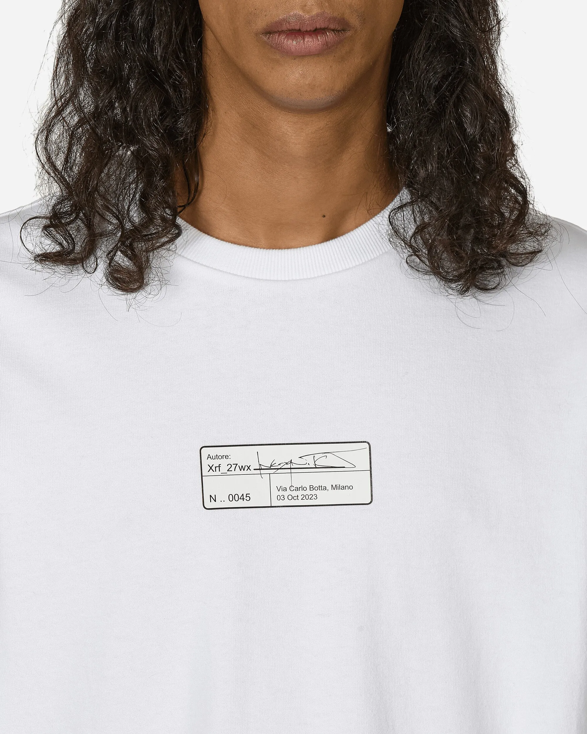 T-shirt manches longues Incognito 8Oz Blanc