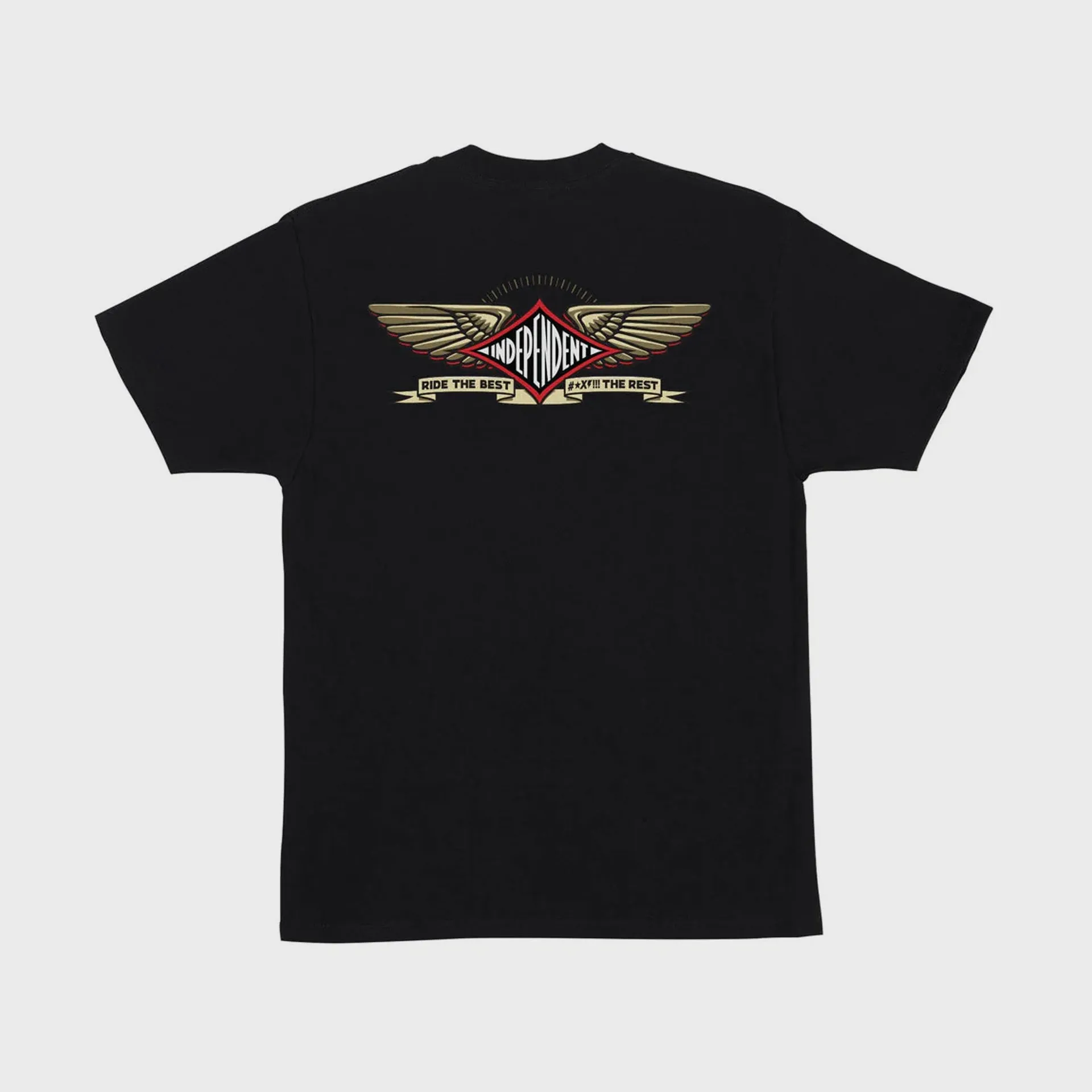 T-shirt pilote RTB pour hommes indépendant - Noir
